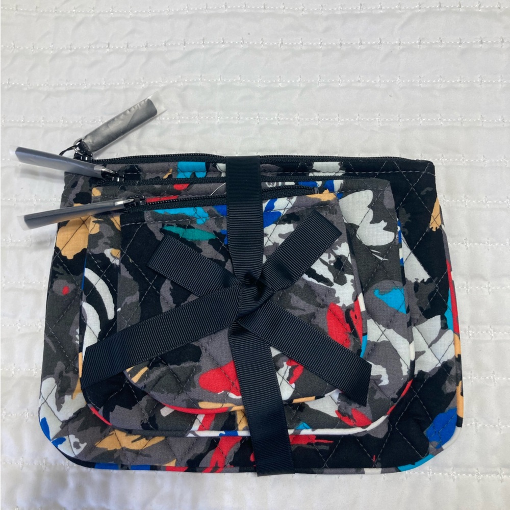 Vera Bradley NWT cosmetic trio